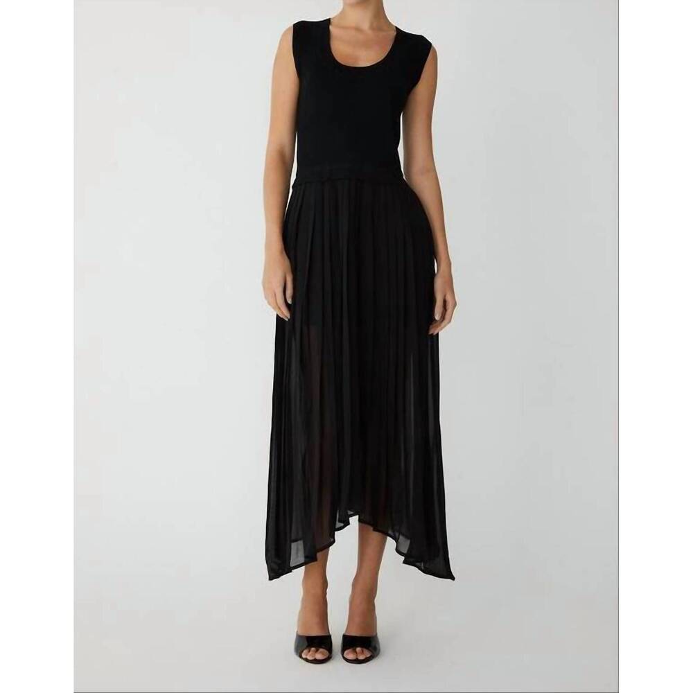 NEW JS71 selima midi dress in black